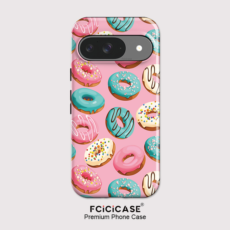 Phone Cases Google Pixel 9 - Fcicicase 2'si 1 Arada Çift Katmanlı