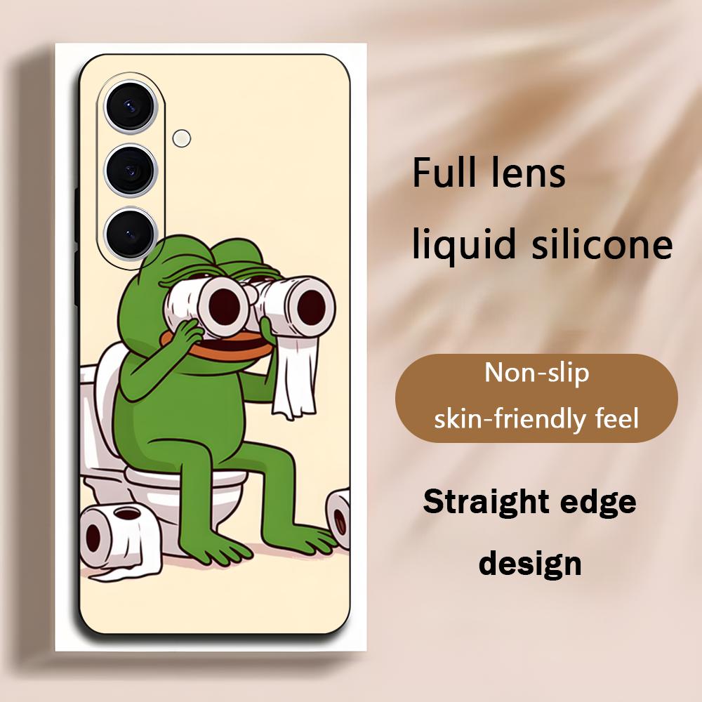 Phone Cases For Samsung S22 - Üzgün Pepe kurbağası Çizimli Havalı Telefon