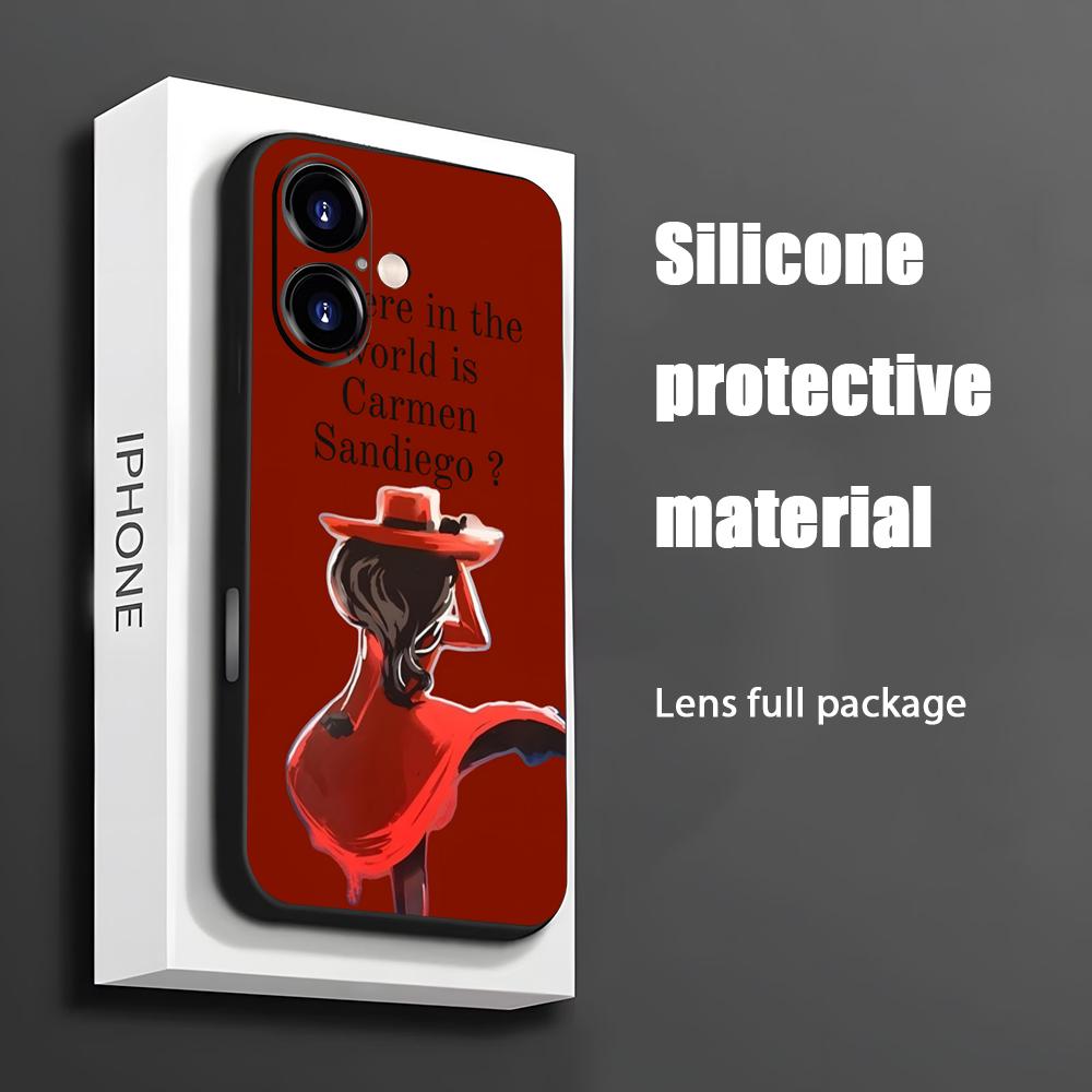 Phone Cases Xr - Sıcak Carmen Sandiego Karikatür Telefon Kılıfı