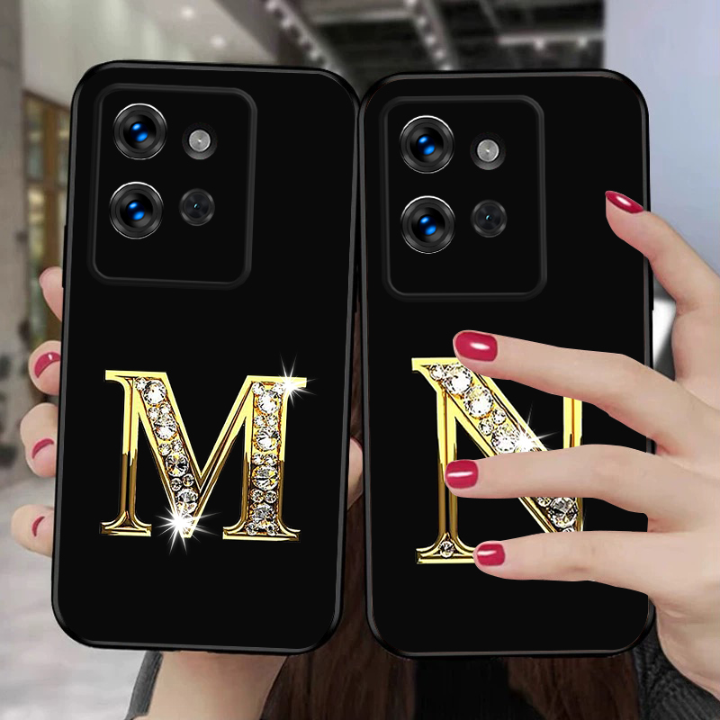 Phone Cases Motorola - Elmas harfler Motorola Moto G04 05
