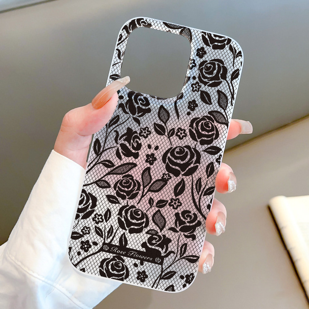 Matte Frosted Case - Rose Telefon Kılıfı Silikon iPhone 18