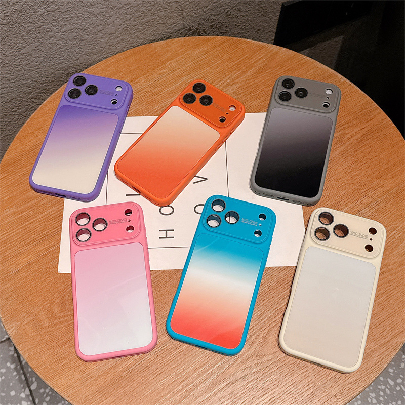 Phone Cases Bulk - Lüks Şeker Renkli Gradyan Telefon Kılıfı