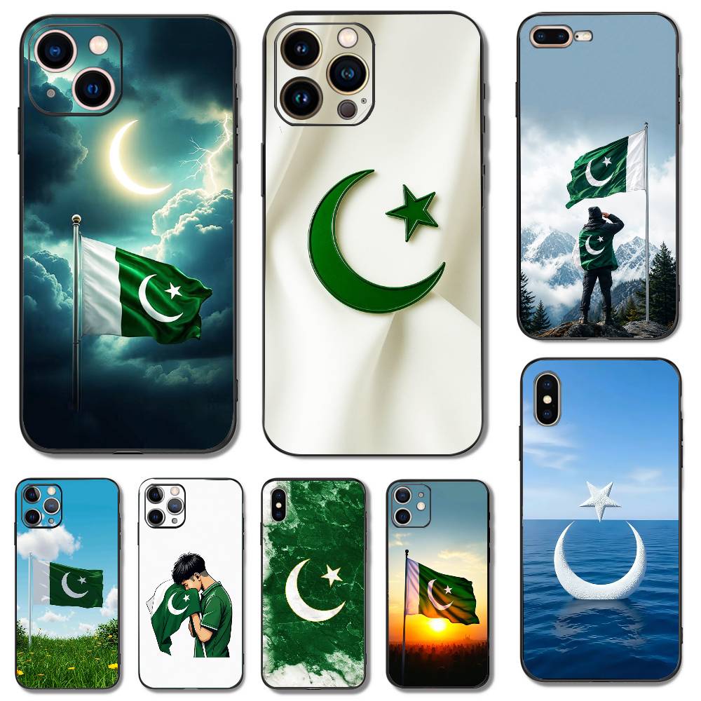 Phone Cases Pakistan - Pakistan Pasaport Bayrağı iPhone 17,16,15,14,13,12,11,Pro,X,XS,Max,XR,Plus,Mini için