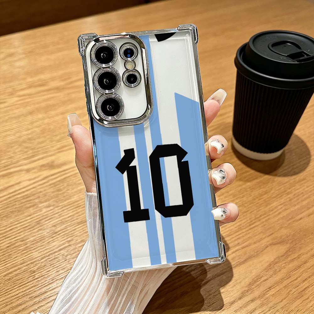 Phone Cases Jersey - Karikatür Mavi Numaralı Jersey Telefon Kılıfı