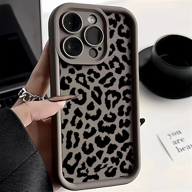 Siyah Leopar Desenli Silikon K - Phone Cases Rhode incelemesi ve fiyatı