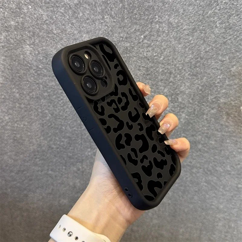 Siyah Leopar Desenli Silikon K - Phone Cases Rhode incelemesi ve fiyatı