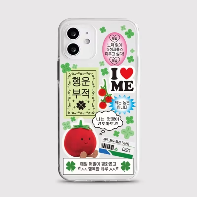 Kore Tarzı Sevimli Dört Yaprak - Phone Cases Cute Iphone 13 incelemesi ve fiyatı