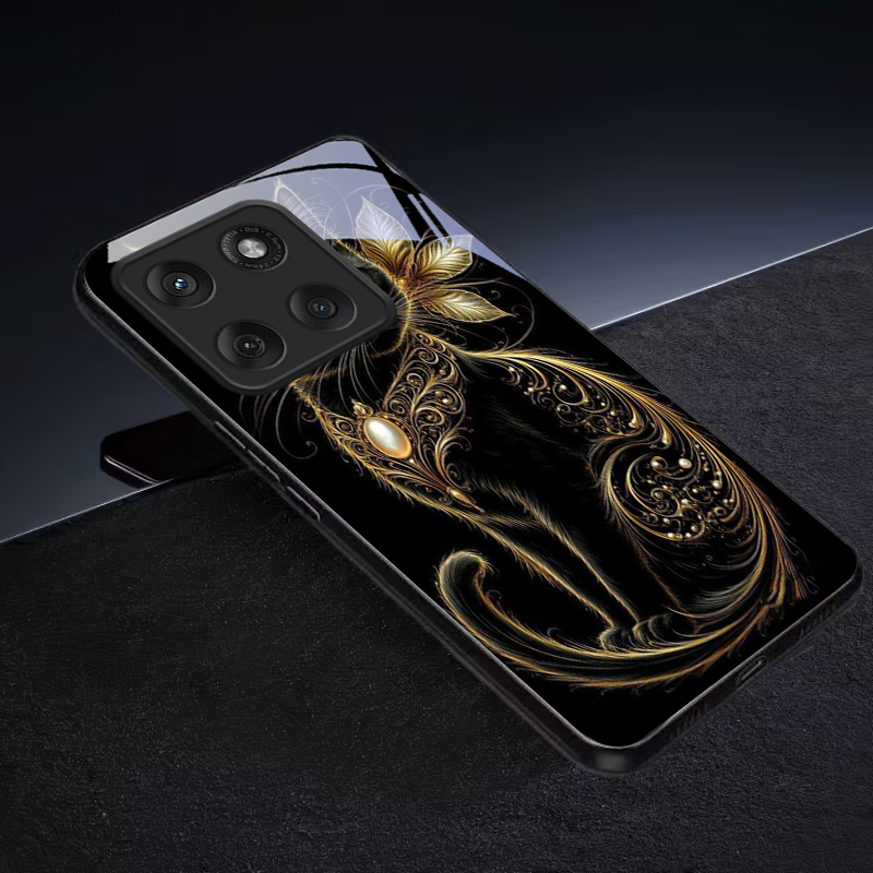 Mistik Altın İnci Kedi Siyah C - Phone Cases Motorola incelemesi ve fiyatı