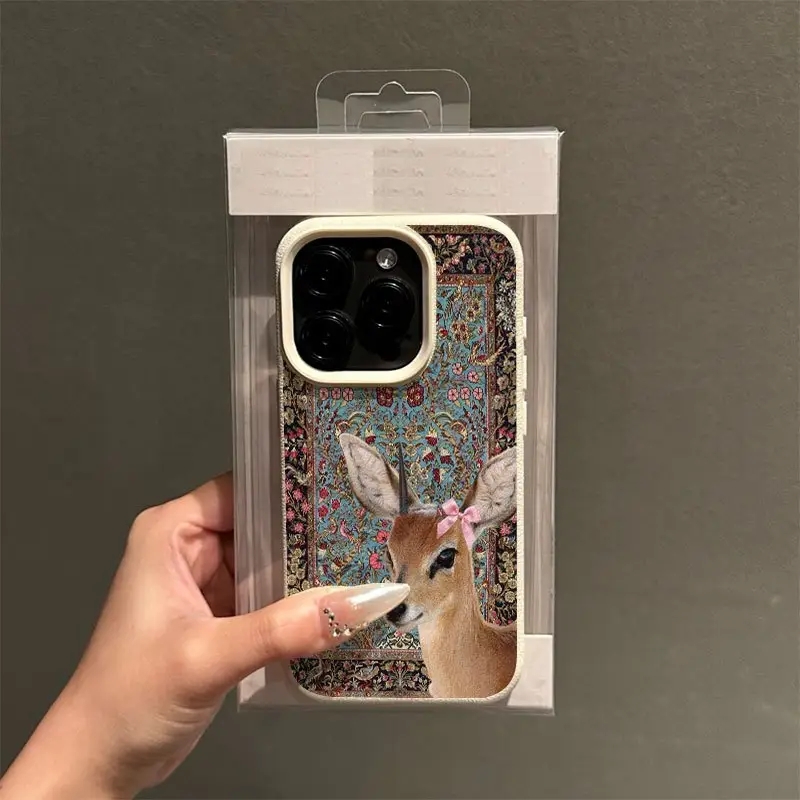 Vintage Geyik Desenli Silikon  - Phone Cases Vintage incelemesi ve fiyatı