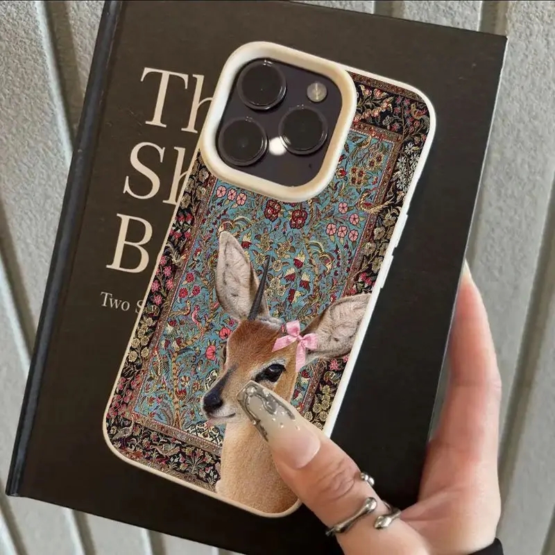 Vintage Geyik Desenli Silikon  - Phone Cases Vintage incelemesi ve fiyatı