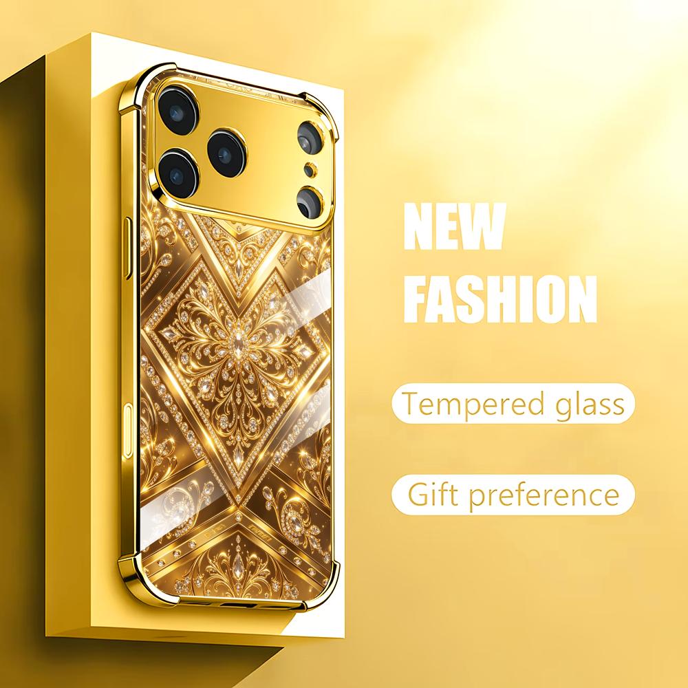 Şık Altın Barok cam telefon kı - Phone Cases Rhode incelemesi ve fiyatı
