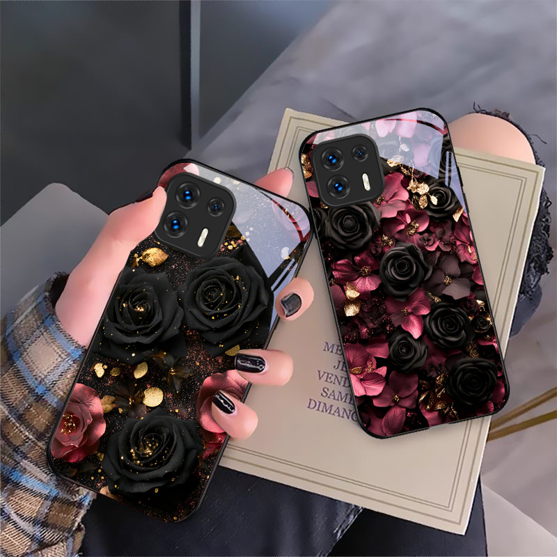 Şarap kırmızısı çiçek yaprakla - Phone Cases Motorola incelemesi ve fiyatı