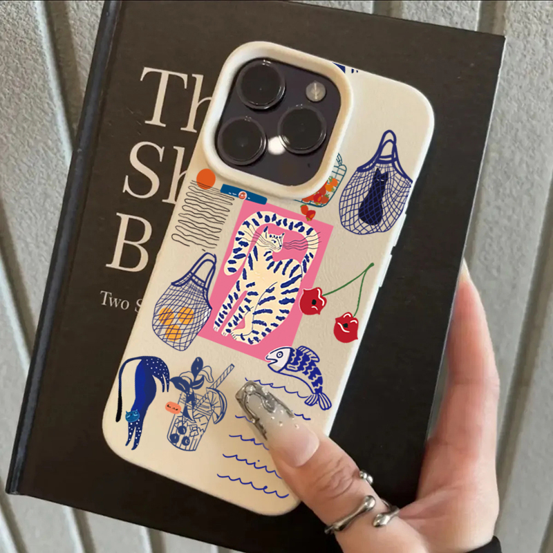 Sevimli Kiraz Kedi Baskılı Tel - Phone Cases Cute Iphone 13 incelemesi ve fiyatı