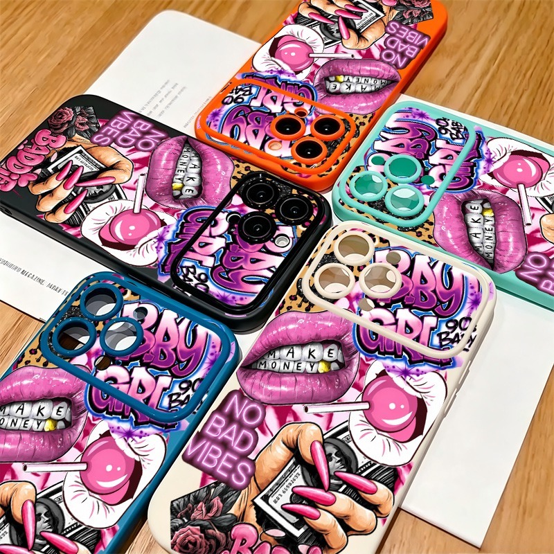 Hip Hop Pembe Dudaklı Bebek Kı - Phone Cases Bulk incelemesi ve fiyatı