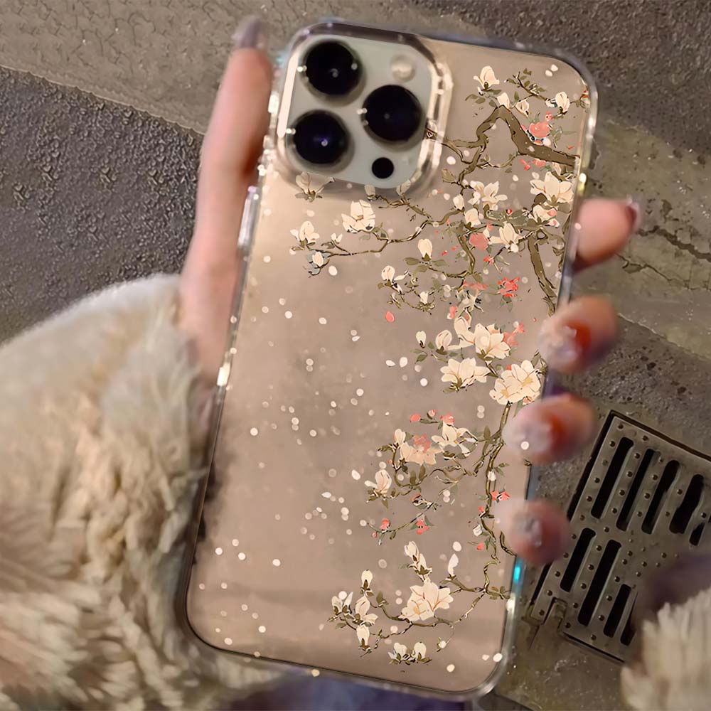 Vintage Manolya Çiçekli Simli  - Phone Cases Vintage incelemesi ve fiyatı