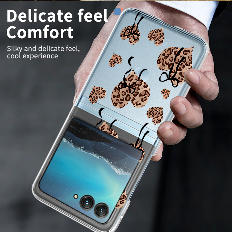 Leopar Desenli Kalp Desenli Şe - Phone Cases Motorola incelemesi ve fiyatı