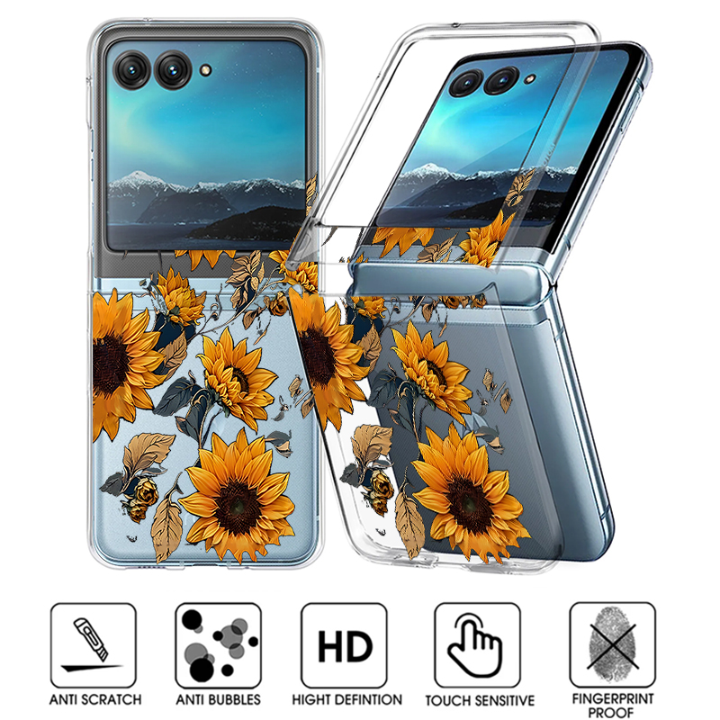 Ayçiçeği Desenli Şeffaf Telefo - Phone Cases Motorola incelemesi ve fiyatı
