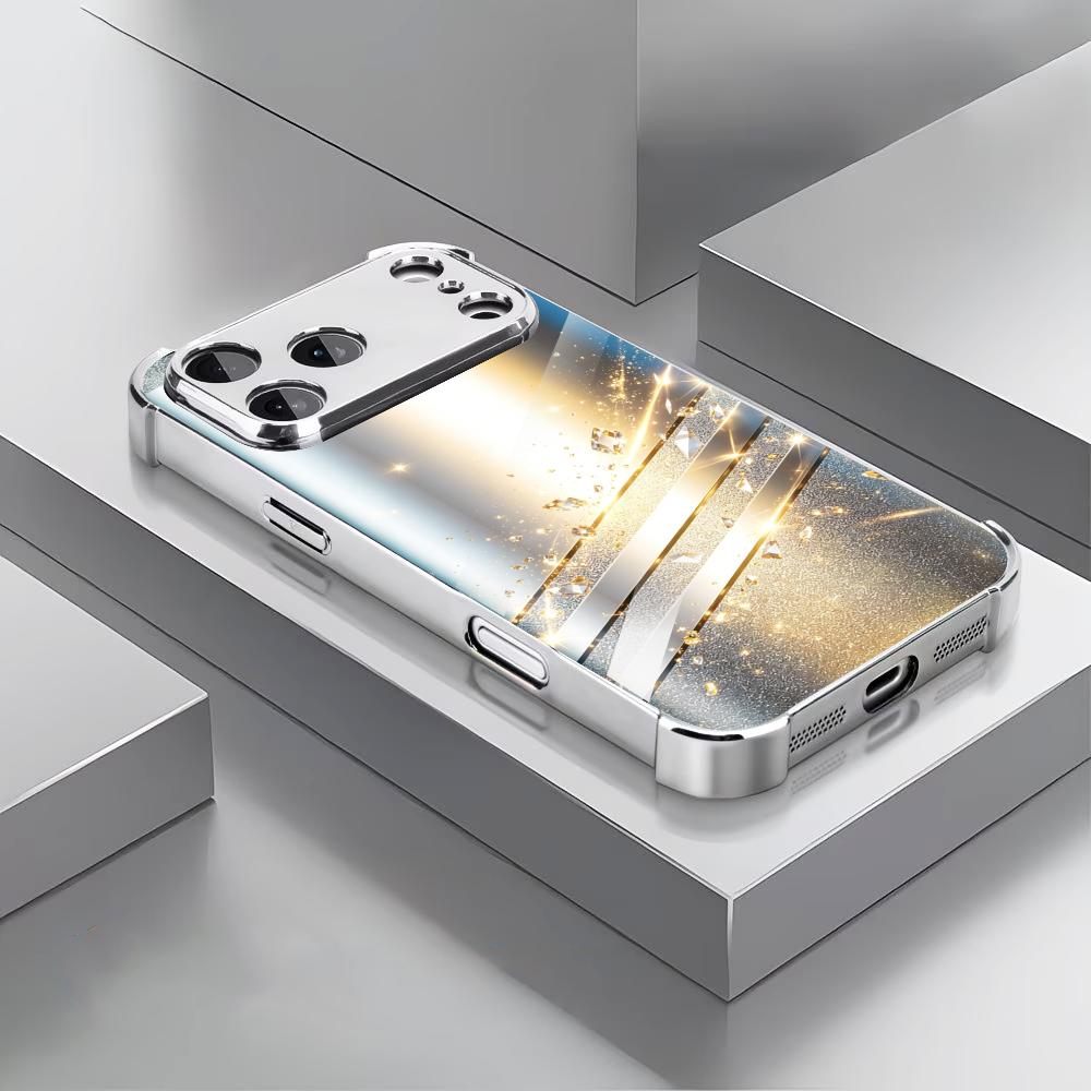 Lüks minimalist gümüş cam tele - Phone Cases Rhode incelemesi ve fiyatı