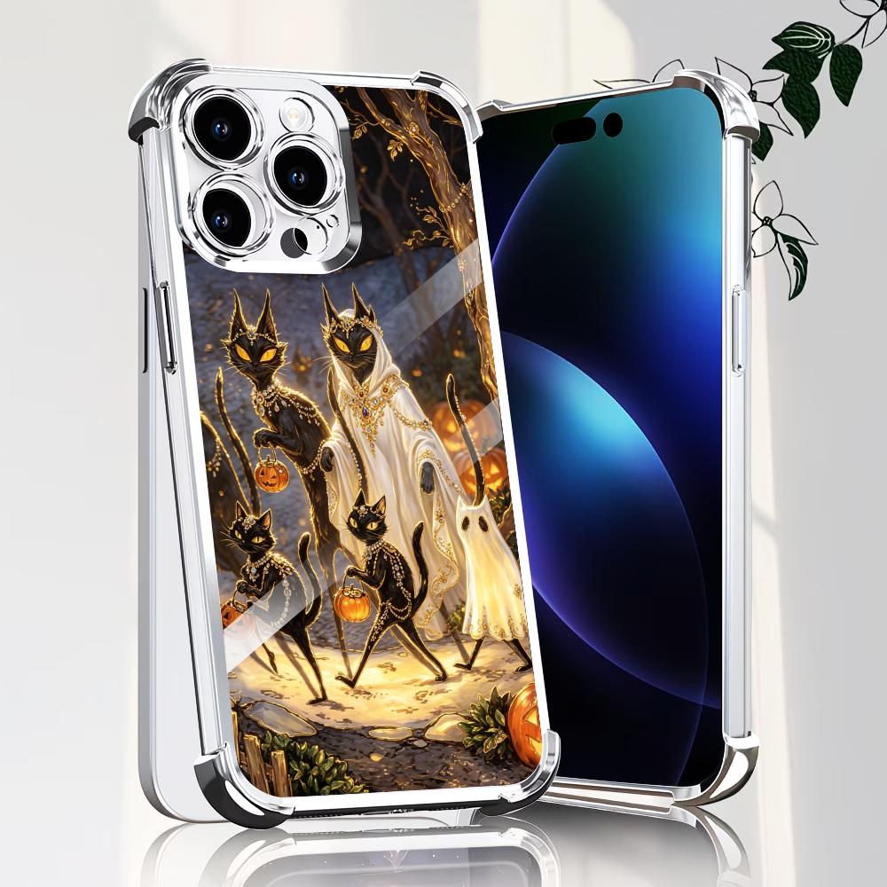 Cadılar Bayramı Siyah Kedi cam - Phone Cases Rhode incelemesi ve fiyatı