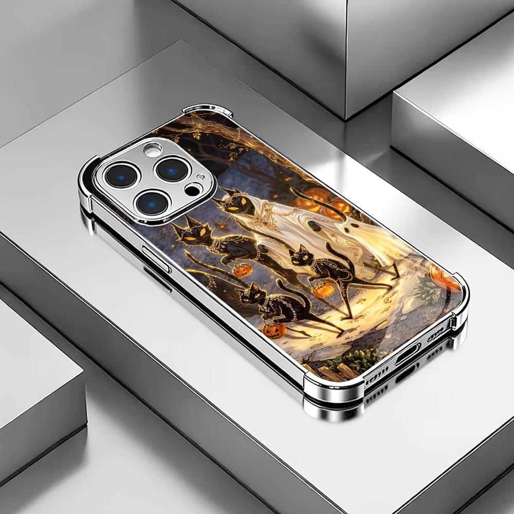 Cadılar Bayramı Siyah Kedi cam - Phone Cases Rhode incelemesi ve fiyatı
