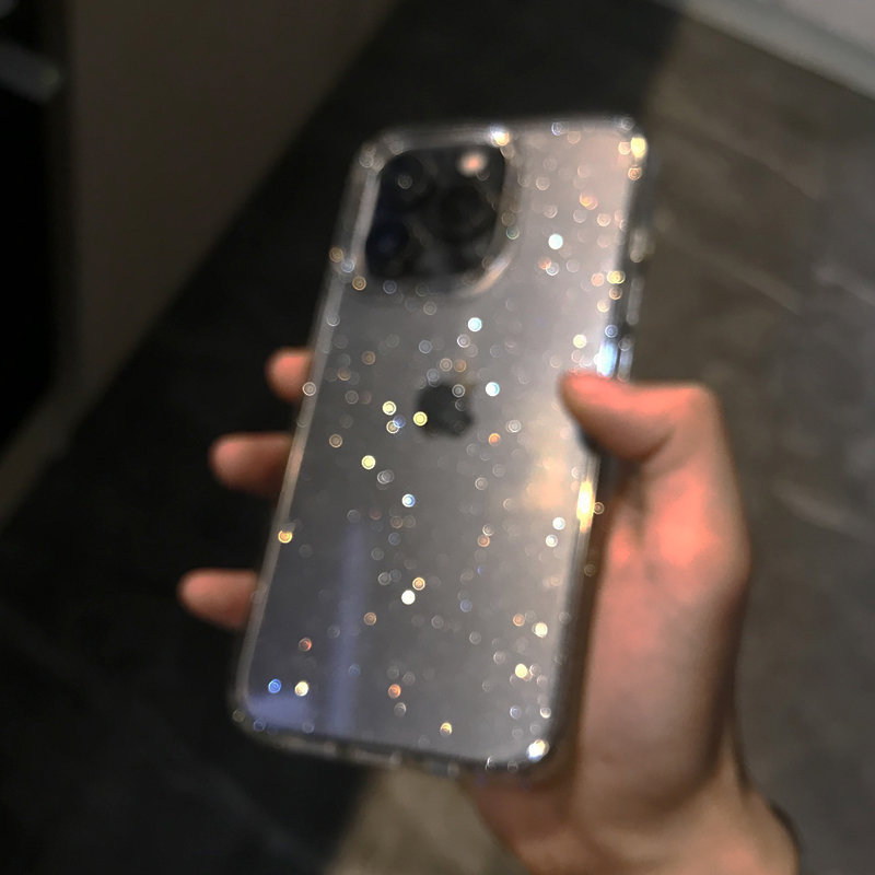 Şeffaf Basit Glitter Telefon K - Phone Cases Protective incelemesi ve fiyatı