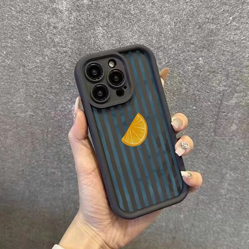 Çizgili Limon Dilimi Desenli T - Phone Cases Protective incelemesi ve fiyatı
