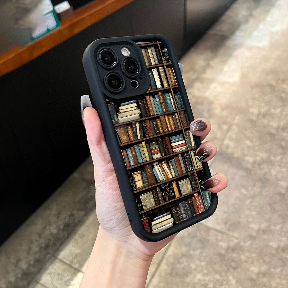 Kitaplık Desenli Yaratıcı Tele - Phone Cases Protective incelemesi ve fiyatı