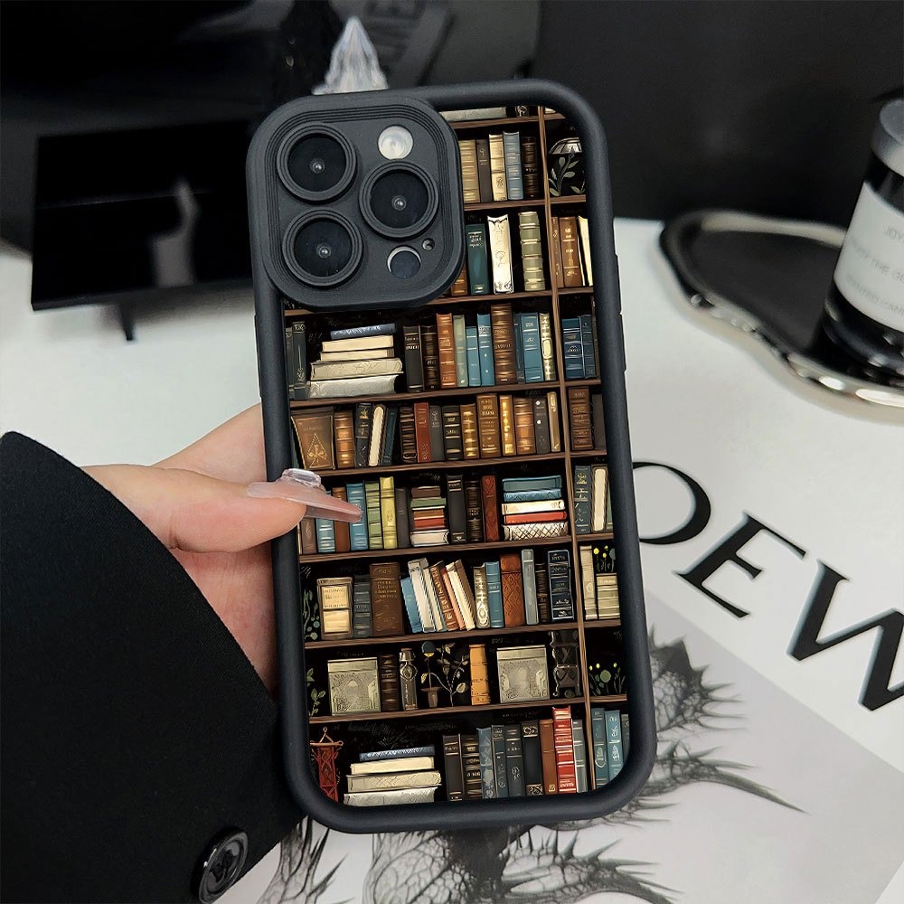 Kitaplık Desenli Yaratıcı Tele - Phone Cases Protective incelemesi ve fiyatı