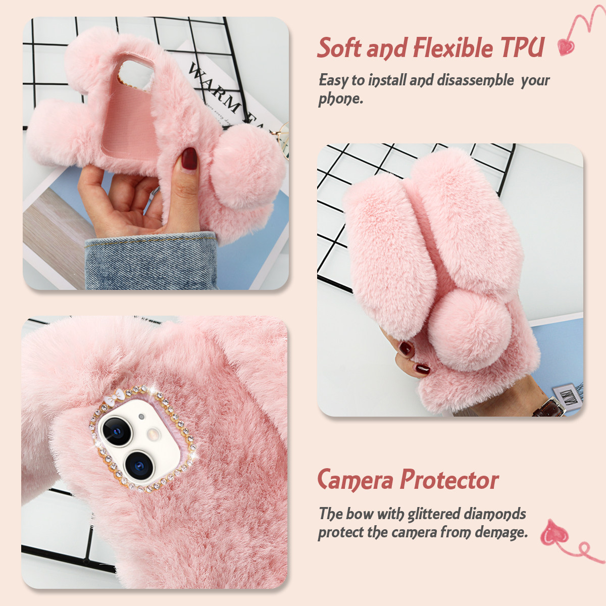 12 Mini 5.4 İnç Tavşan Kulaklı - Phone Cases Protective incelemesi ve fiyatı