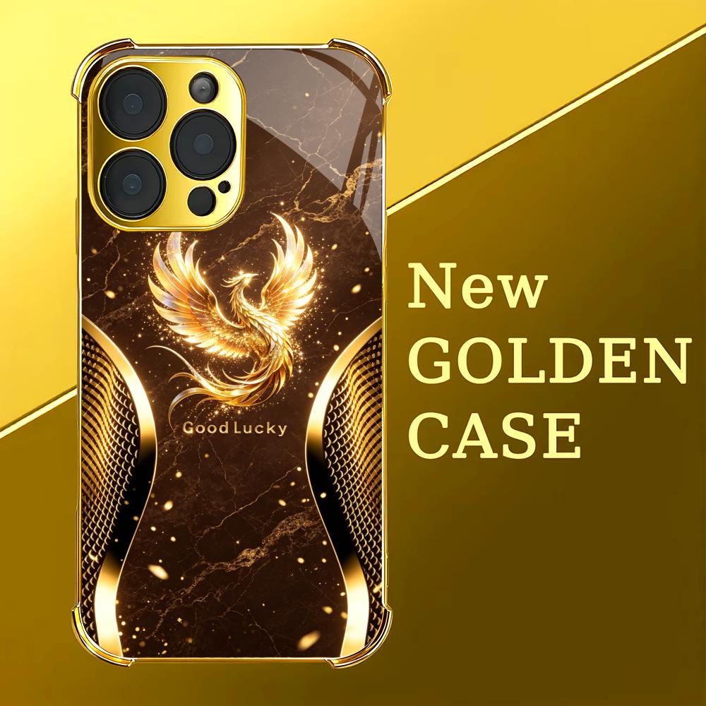 Şık Altın Anka Kuşu cam telefo - Phone Cases Rhode incelemesi ve fiyatı