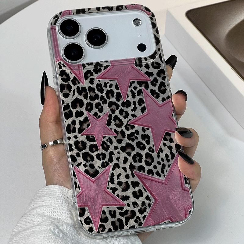 Pembe Yıldızlı Leopar Desenli  - Phone Cases Pinterest incelemesi ve fiyatı