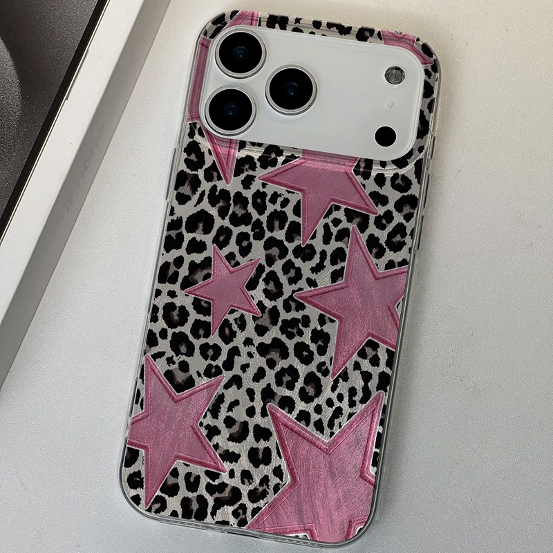Pembe Yıldızlı Leopar Desenli  - Phone Cases Pinterest incelemesi ve fiyatı
