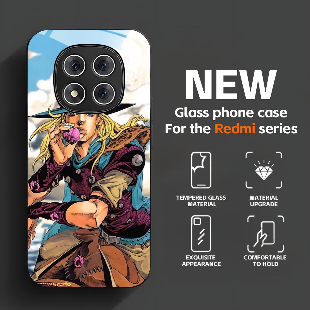Anime JOJO Steel Ball Run hava - Phone Cases Xiaomi incelemesi ve fiyatı