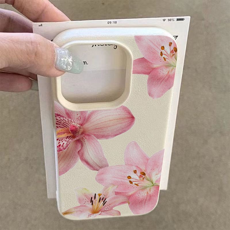 Pembe Zambak Lichee Desenli Te - Phone Cases For Samsung S22 incelemesi ve fiyatı