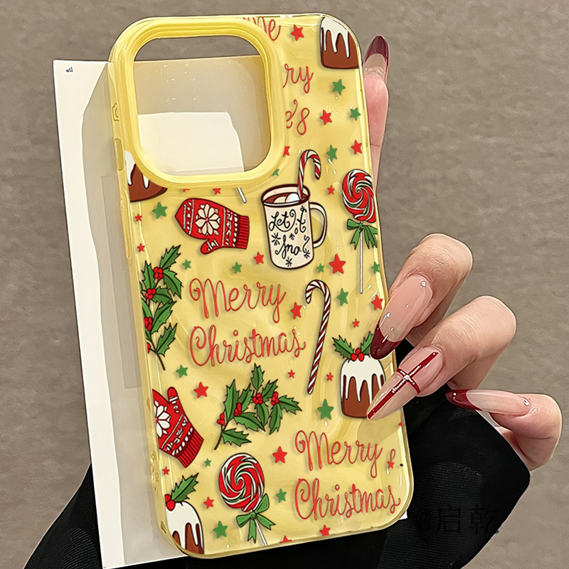 Sevimli Şenlikli Noel Desenli  - Phone Cases Cute Iphone 13 incelemesi ve fiyatı